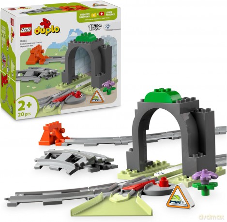 LEGO Duplo Town Tunel I Tory Kolejowe - Zestaw Rozszerzający (10425) [KLOCKI]