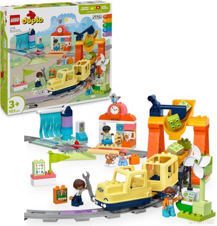 LEGO Duplo Town Duży Interaktywny Pociąg Miejski (10428) [KLOCKI]