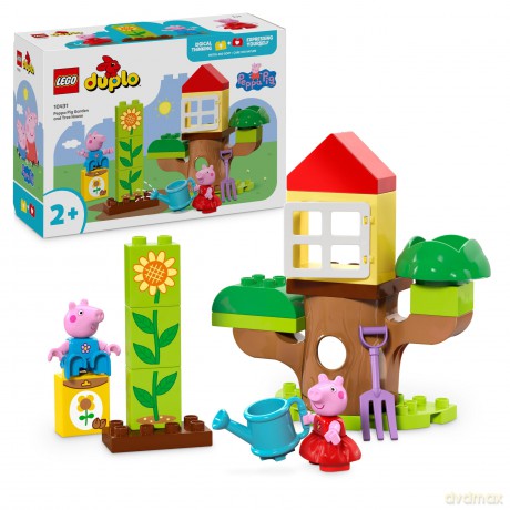 LEGO Duplo Ogród i domek na drzewie Peppy(10431) [KLOCKI]