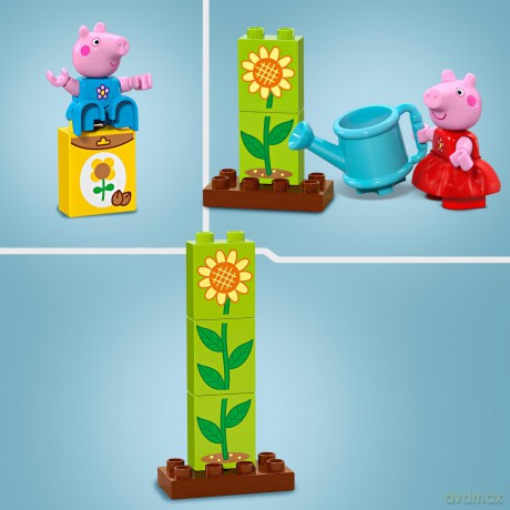 LEGO Duplo Ogród i domek na drzewie Peppy(10431) [KLOCKI]