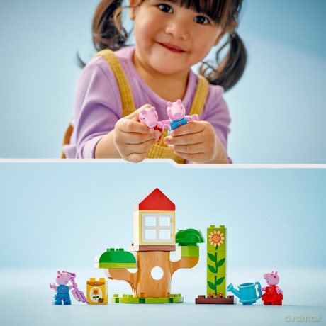 LEGO Duplo Ogród i domek na drzewie Peppy(10431) [KLOCKI]