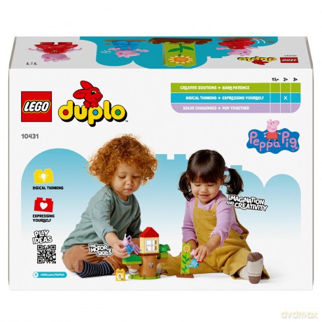 LEGO Duplo Ogród i domek na drzewie Peppy(10431) [KLOCKI]