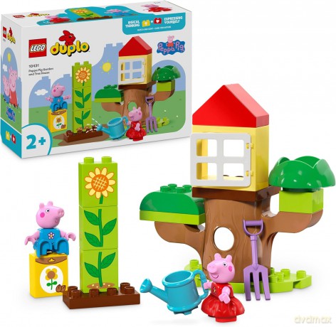LEGO Duplo Ogród i domek na drzewie Peppy(10431) [KLOCKI]
