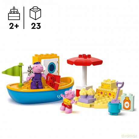 LEGO Duplo Peppa i rejs łodzią(10432) [KLOCKI]