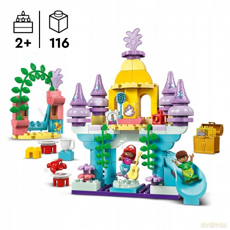 LEGO Duplo Disney Magiczny Podwodny Pałac Arielki (10435) [KLOCKI]