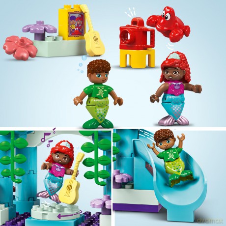 LEGO Duplo Disney Magiczny Podwodny Pałac Arielki (10435) [KLOCKI]