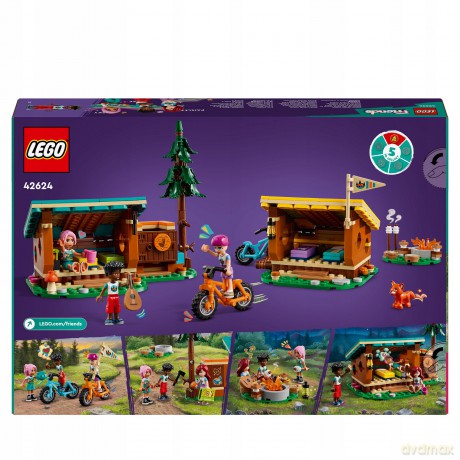 LEGO Friends Przytulne Domki Na Letnim Obozie (42624) [KLOCKI]