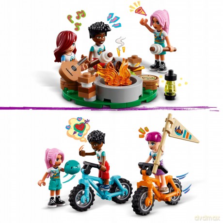 LEGO Friends Przytulne Domki Na Letnim Obozie (42624) [KLOCKI]