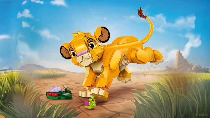 LEGO Disney Classic Król Lew - Lwiątko Simba (43243) [KLOCKI]