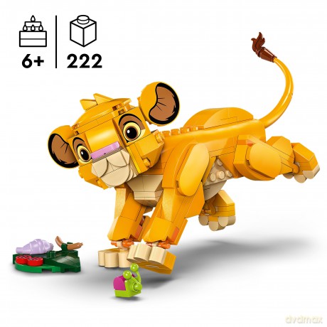 LEGO Disney Classic Król Lew - Lwiątko Simba (43243) [KLOCKI]