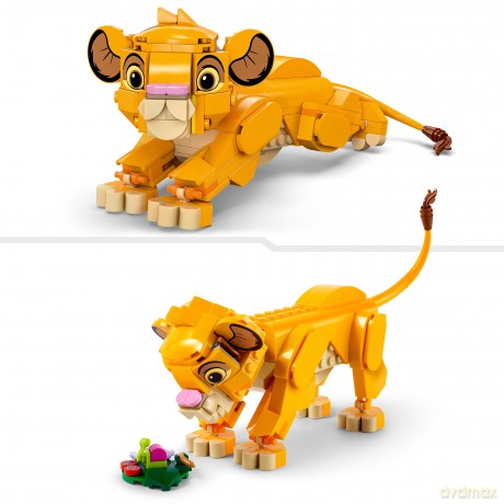 LEGO Disney Classic Król Lew - Lwiątko Simba (43243) [KLOCKI]