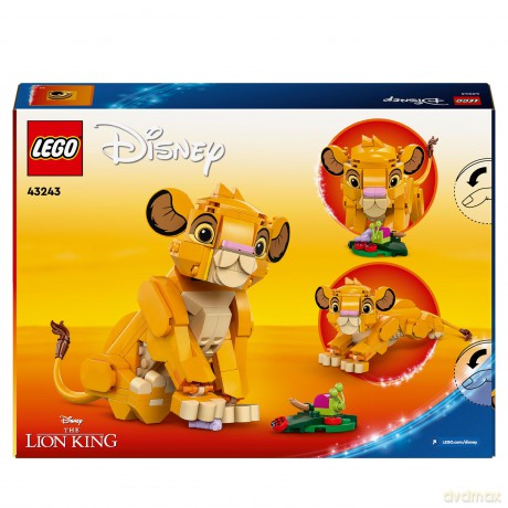 LEGO Disney Classic Król Lew - Lwiątko Simba (43243) [KLOCKI]