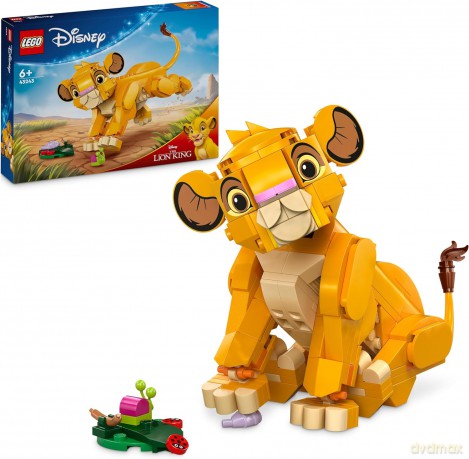 LEGO Disney Classic Król Lew - Lwiątko Simba (43243) [KLOCKI]