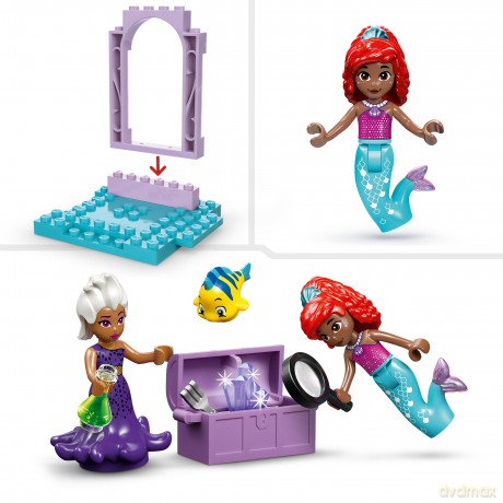 LEGO Disney Princess Kryształowa Grota Arielki (43254) [KLOCKI]