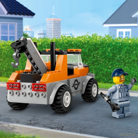 LEGO City Samochód Pomocy Drogowej I Naprawa Sportowego Auta (60435) [KLOCKI]