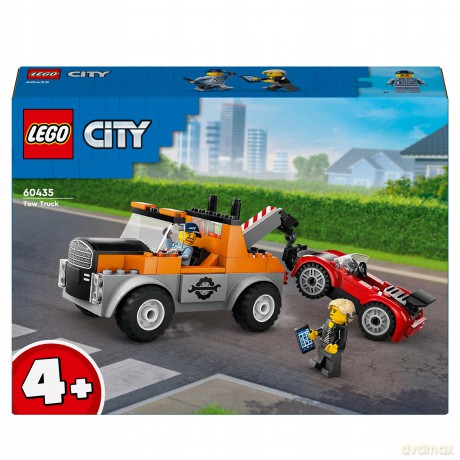 LEGO City Samochód Pomocy Drogowej I Naprawa Sportowego Auta (60435) [KLOCKI]