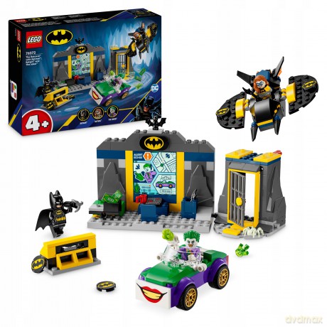 LEGO Super Heroes Jaskinia Batmana z Batmanem, Batgirl i Jokerem (76272) [KLOCKI]