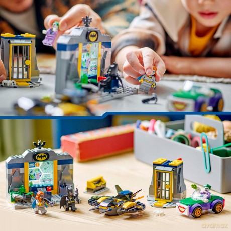LEGO Super Heroes Jaskinia Batmana z Batmanem, Batgirl i Jokerem (76272) [KLOCKI]
