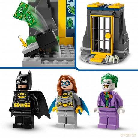 LEGO Super Heroes Jaskinia Batmana z Batmanem, Batgirl i Jokerem (76272) [KLOCKI]