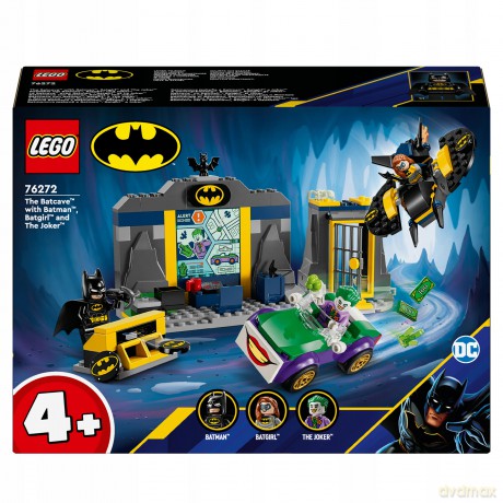 LEGO Super Heroes Jaskinia Batmana z Batmanem, Batgirl i Jokerem (76272) [KLOCKI]