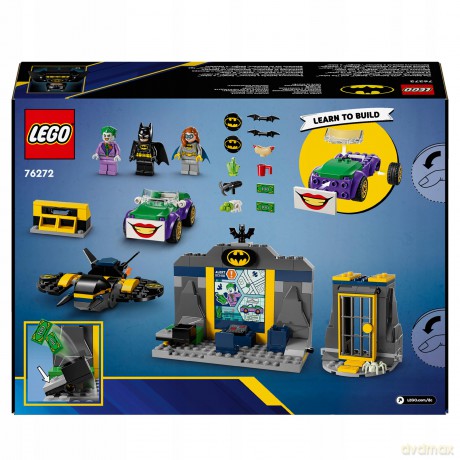 LEGO Super Heroes Jaskinia Batmana z Batmanem, Batgirl i Jokerem (76272) [KLOCKI]