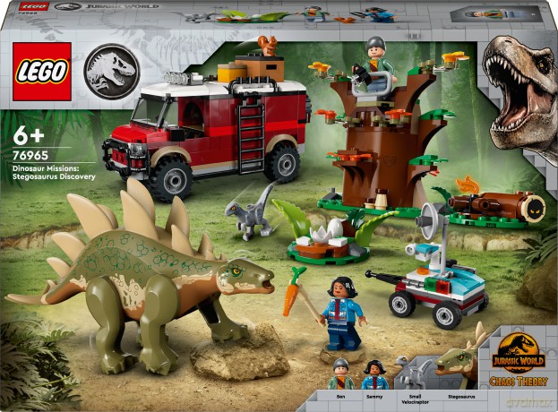 LEGO Jurassic World Dinomisje Odkrycie Stegozaura (76965) [KLOCKI]