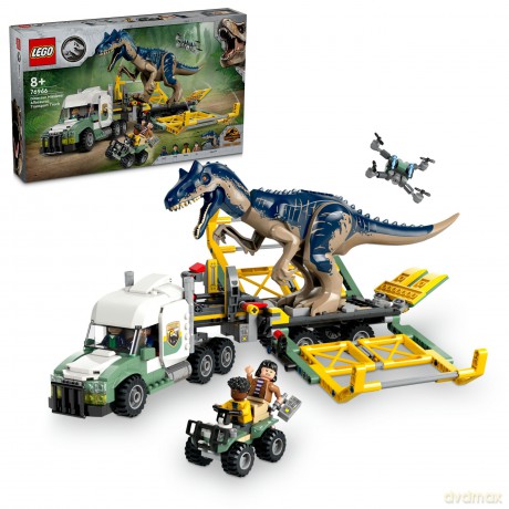 LEGO Jurassic World Dinomisje Ciężarówka Do Transportu Allozaura (76966) [KLOCKI]