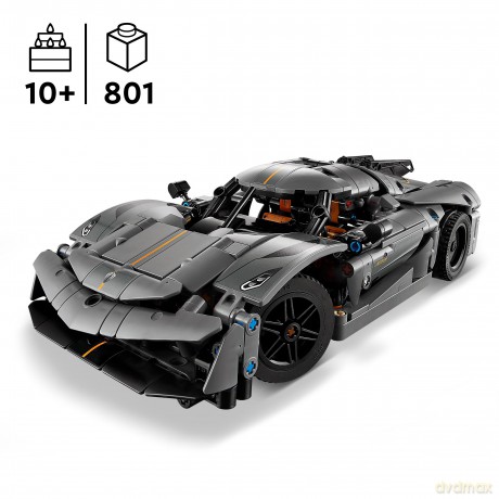 LEGO Technic Szary hipersamochód Koenigsegg Jesko Absolut (42173) [KLOCKI]