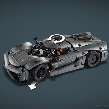 LEGO Technic Szary hipersamochód Koenigsegg Jesko Absolut (42173) [KLOCKI]