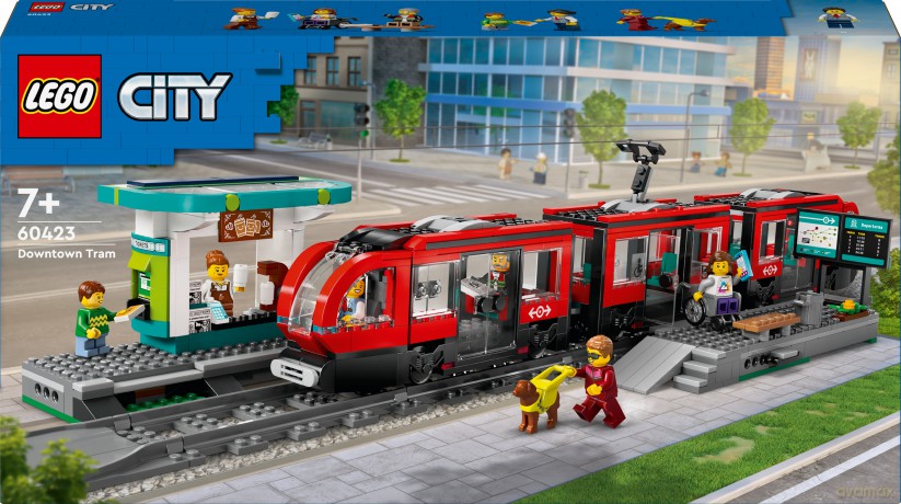 LEGO City Tramwaj Miejski Ze Stacją (60423) [KLOCKI]