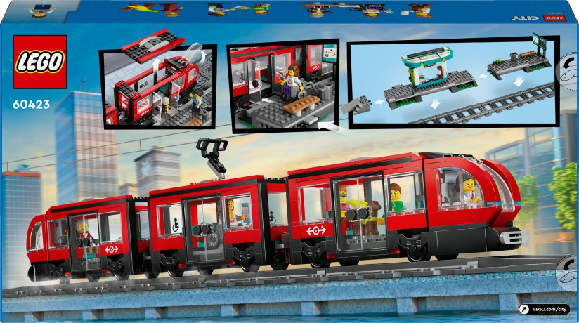 LEGO City Tramwaj Miejski Ze Stacją (60423) [KLOCKI]