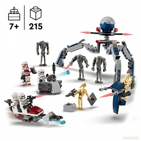 LEGO Star Wars Pakiet bojowy Clone Trooper i Battle Droid (75389) [KLOCKI]