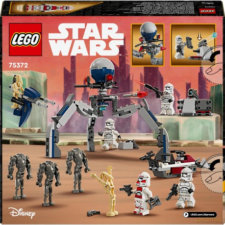 LEGO Star Wars Pakiet bojowy Clone Trooper i Battle Droid (75389) [KLOCKI]