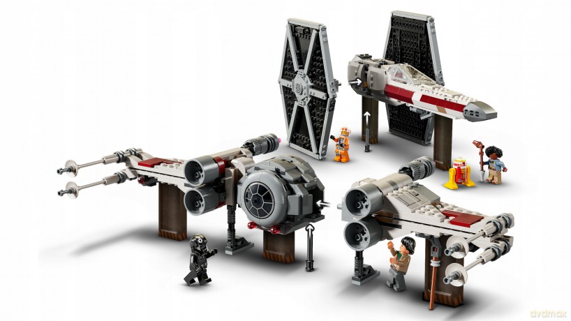 LEGO Star Wars Myśliwiec TIE i X-wing - Zestaw Combo (75393) [KLOCKI]