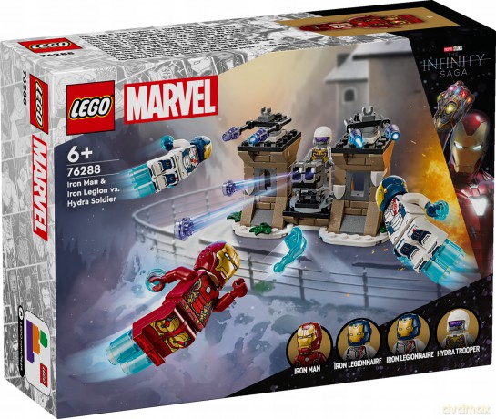 LEGO Super Heroes Iron Man I Iron Legion Vs Żołnierz Hydry (76288) [KLOCKI]