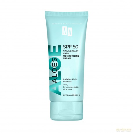 AA Aloes Nawilżający krem SPF 50 40 ml