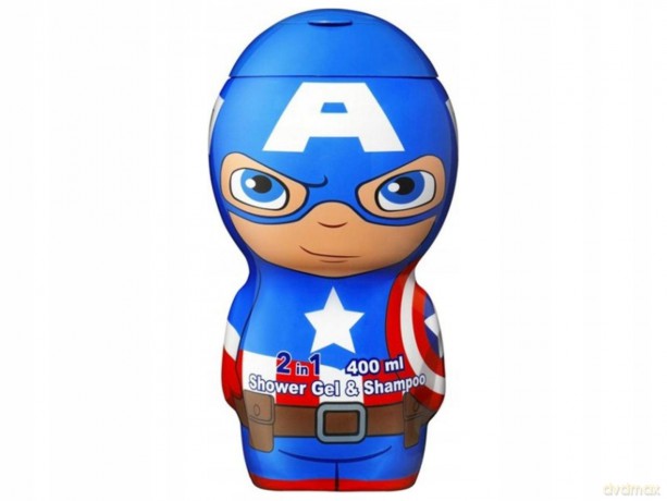 Airval Żel Do Mycia 2w1 2d Capitan America 400ml