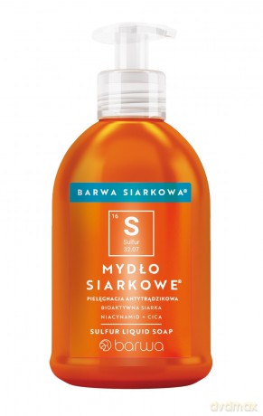 BARWA Siarkowa Mydło siarkowe w płynie 300 ml