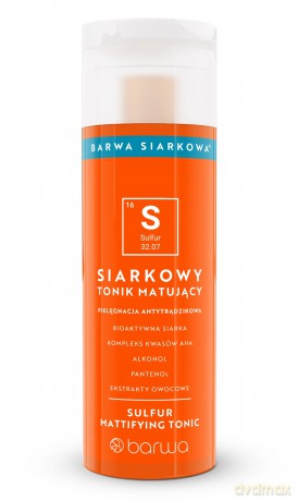 BARWA Siarkowa Tonik matujący 200 ml