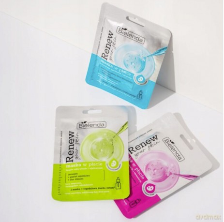 BIELENDA RENEW YOUR SKIN Maska nawilżenie i ukojenie