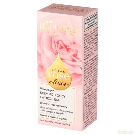 BIELENDA Royal Rose Elixir Liftingujący krem pod oczy i wokół ust 15 ml