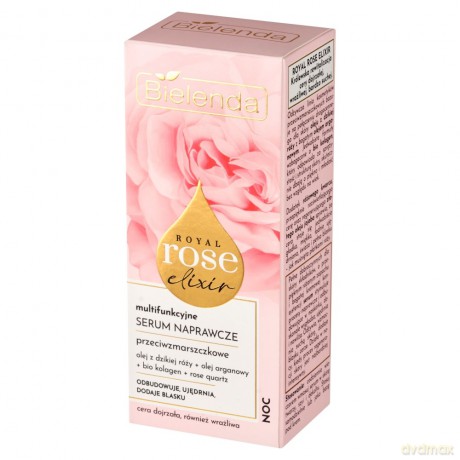 BIELENDA Royal Rose Elixir Multifunkcyjne serum naprawcze noc 30 ml