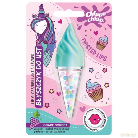 CHLAPU CHLAP Błyszczyk do ust Rożek - sorbet winogronowy 4.5ml