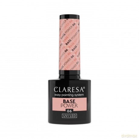 CLARESA Base Power Baza kauczukowa do paznokci UV/LED 06 5g