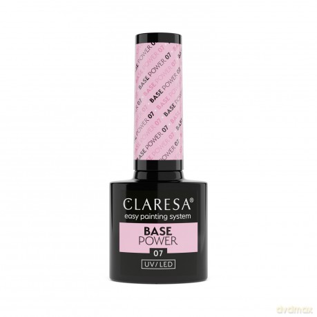 CLARESA Base Power Baza kauczukowa do paznokci UV/LED 07 5g