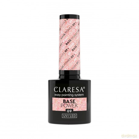 CLARESA Base Power Baza kauczukowa do paznokci UV/LED 09 5g