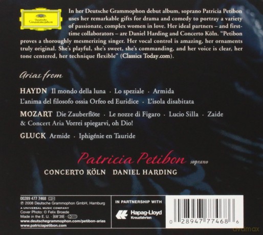 Patricia Petibon: Amoureuses: Mozart, Haydn, Gluck (digipack) [CD]