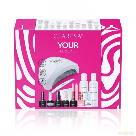CLARESA Your starter set Zestaw startowy do manicure z lampą