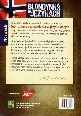 Blondynka Na Językach Norweski - Beata Pawlikowska [KSIĄŻKA]