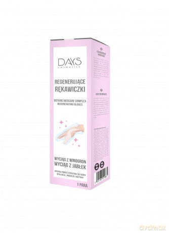 DAYS COSMETICS Rękawiczki regenerujące do rąk - 1 para